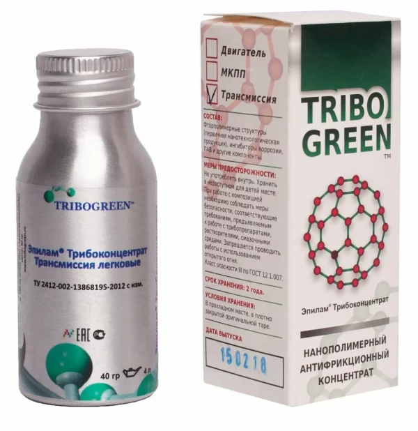 Присадка Эпилам Трибоконцентрат ГУР-1 «TRIBOGREEN ГУР-1» 40гр (220700651)