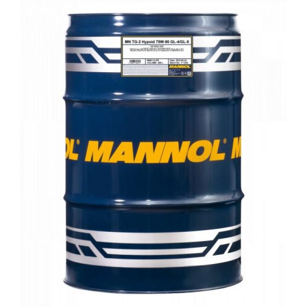 Трансмиссионное масло Mannol 8112 TG-2 HYPOID 75W-90 208л (8112208)