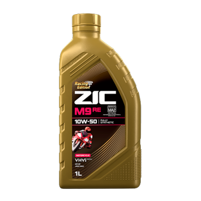 Масло для четырехтактных двигателей мототехники ZIC M9 RACING EDITION 10W-50 (4T) (1л)
