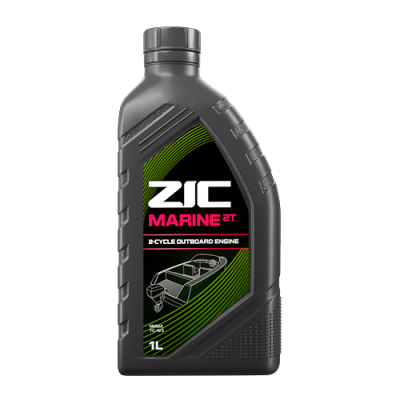 Масло для двухтактных двигателей мототехники ZIC Marine 2T (1л)