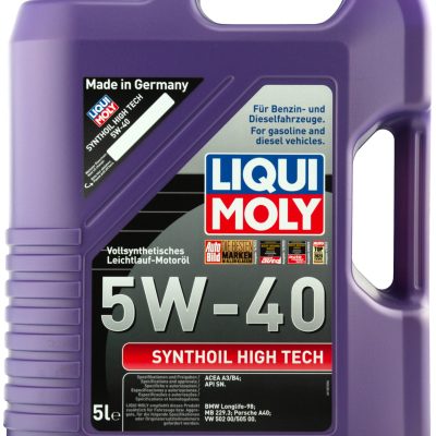1855 Liqui Moly Моторное масло для легковых автомобилей Synthoil High Tech 5W-40 (1л)