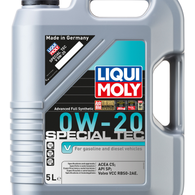 20632 Liqui Moly Моторное масло для легковых автомобилей Special Tec V 0W-20 (5л)