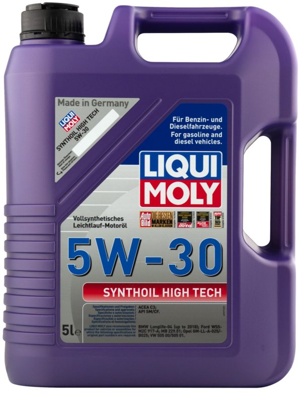 20958 Liqui Moly Моторное масло для легковых автомобилей Synthoil High Tech 5W-30 (4л)