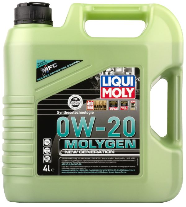 21356 Liqui Moly Моторное масло Molygen New Generation 0W-20 SQ GF-7A (1л)