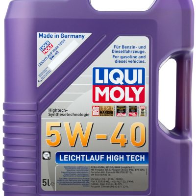 2327 Liqui Moly Моторное масло для легковых автомобилей Leichtlauf High Tech 5W-40 (1л)