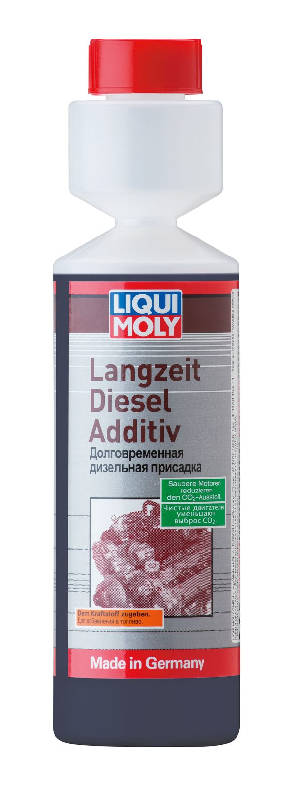 2355 Liqui Moly Долговременная дизельная присадка Langzeit Diesel Additiv (0,25л)