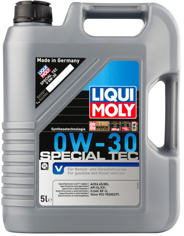 2853 Liqui Moly Моторное масло для легковых автомобилей Special Tec V 0W-30 (5л)