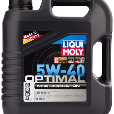 39033 Liqui Moly Моторное масло Optimal New Generation 5W-40 SN C3 (4л)