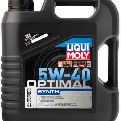 3926 Liqui Moly Моторное масло для легковых автомобилей Optimal Synth 5W-40 (4л)
