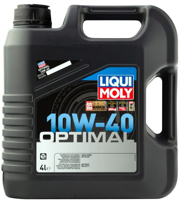 3929 Liqui Moly Моторное масло для легковых автомобилей Optimal 10W-40 (1л)