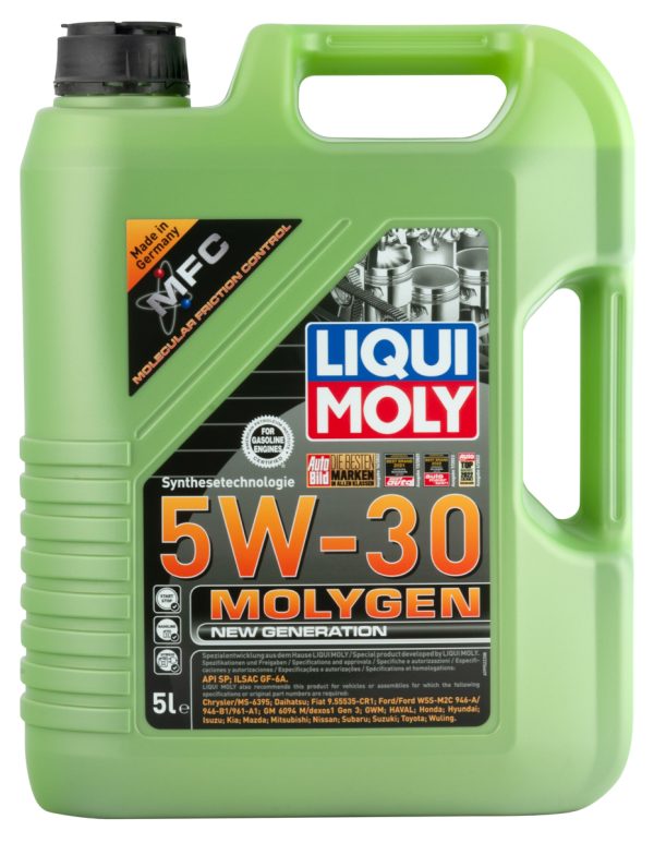 9089 Liqui Moly Моторное масло для легковых автомобилей Molygen New Generation 5W-30 (4л)