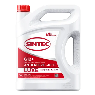 Жидкость охлаждающая Sintec Antifreeze Luxe G12+ red -40 10кг