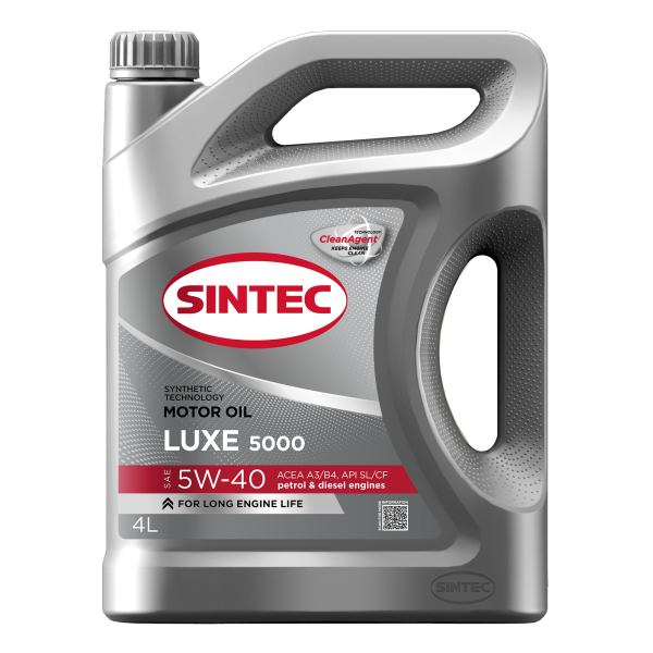 Масло моторное Sintec Luxe 5000 5W-40 A3/B4 SL/CF 1л