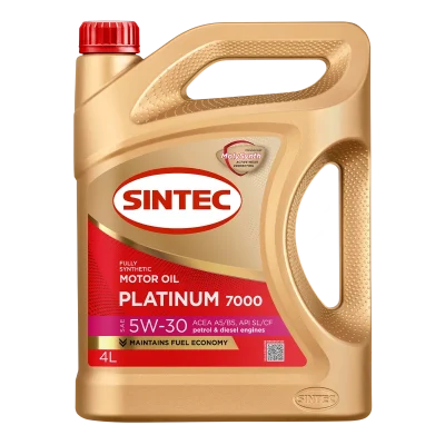 Масло моторное Sintec Platinum 7000 5W-30 A5/B5 SL/CF 4л