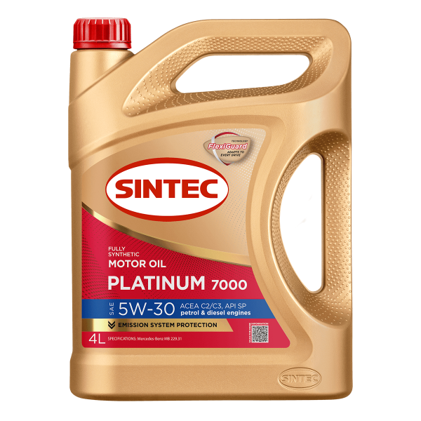 Масло моторное Sintec Platinum 7000 5W-30 C3 SP 1л