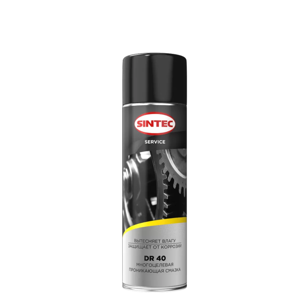Sintec Смазка многоцелевая проникающая DR 40 650мл (аэрозоль)