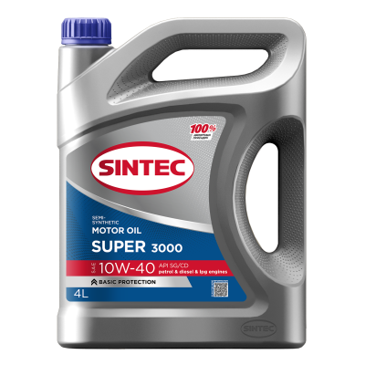 Масло моторное Sintec Super 3000 10W-40 SG/CD 5л