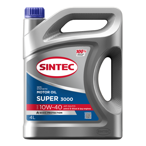 Масло моторное Sintec Super 3000 10W-40 SG/CD 5л